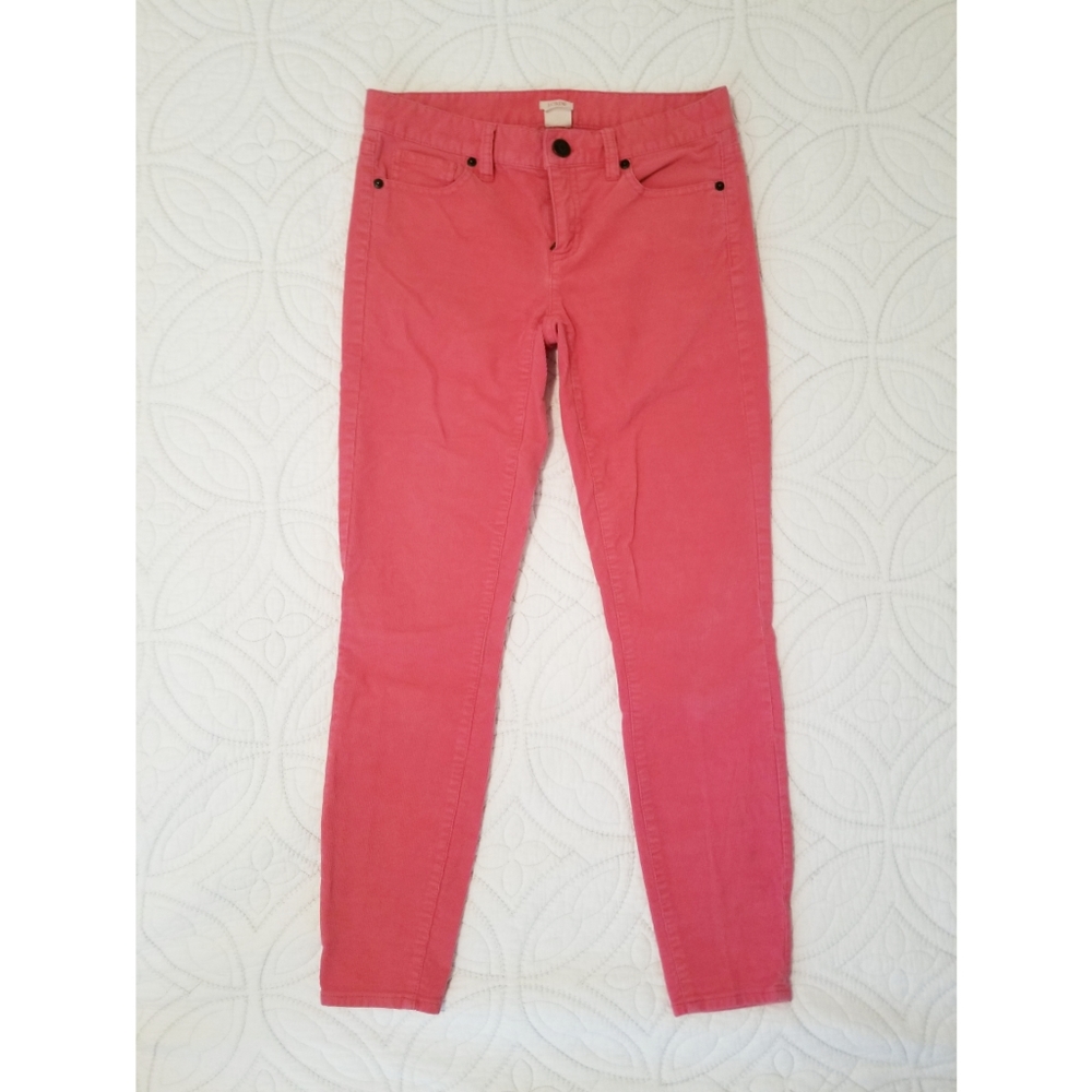 J. Crew Corduroy Skinny Pants